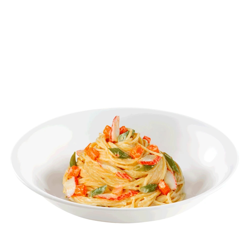 Crab Stick Spaghetti
