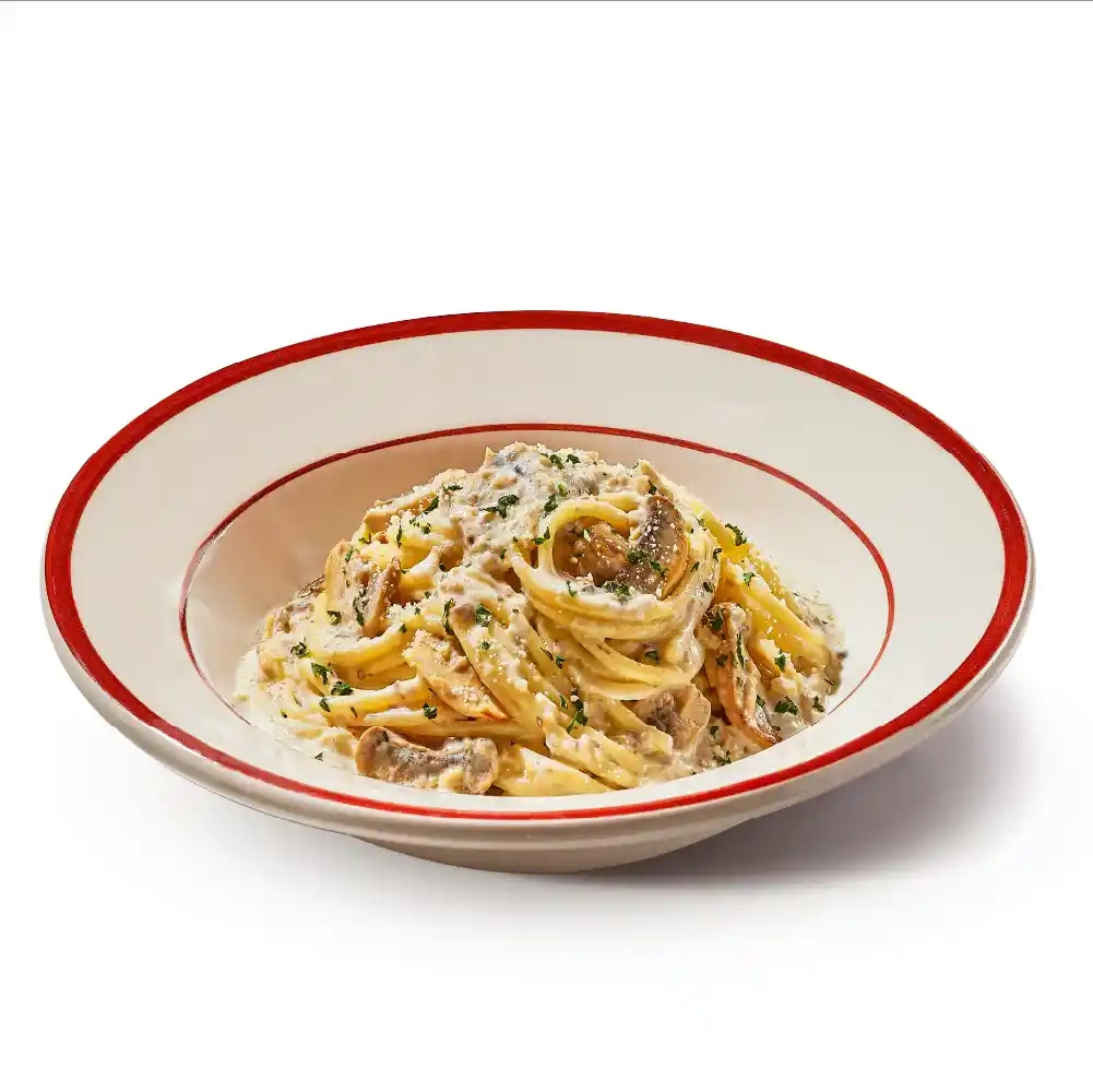 Creamy Mushroom Spaghetti