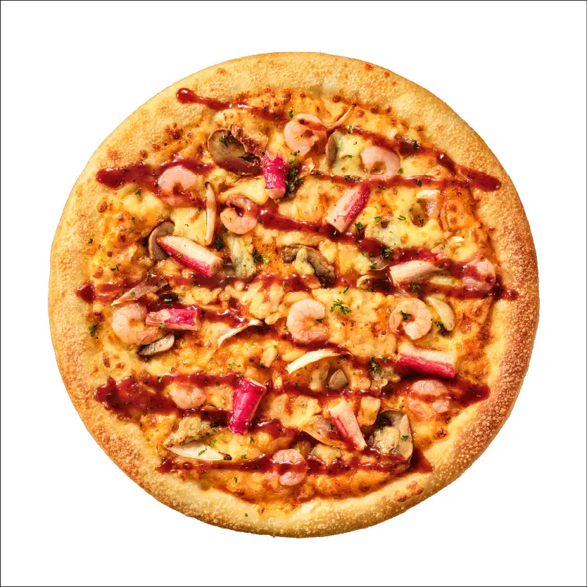 Tom Yum Seafood Pizza