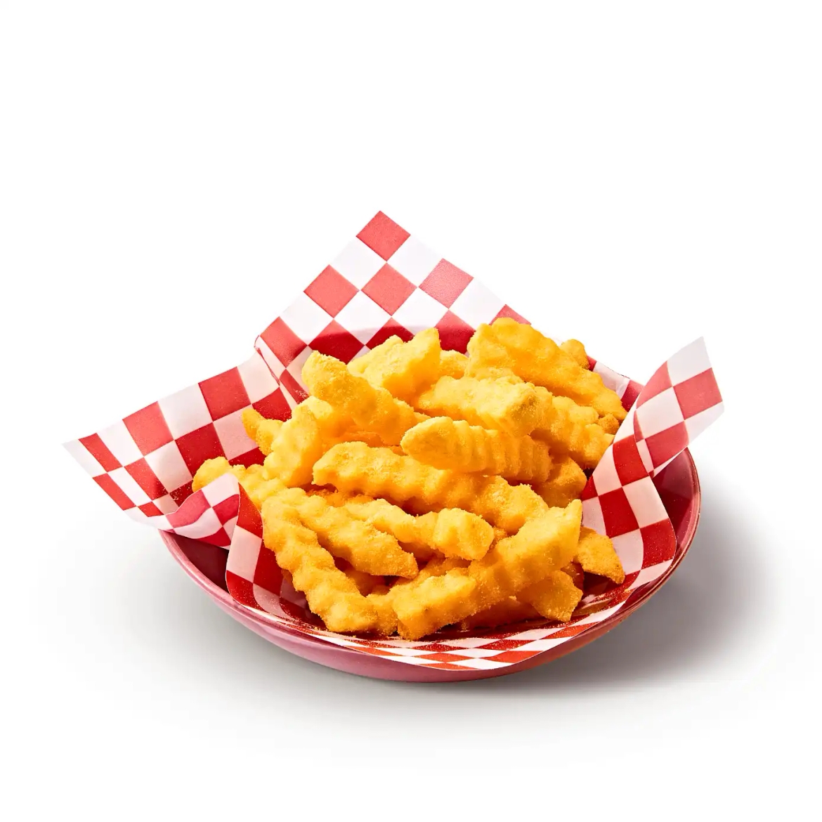 Crinkle-Cut Fries with Cheddar